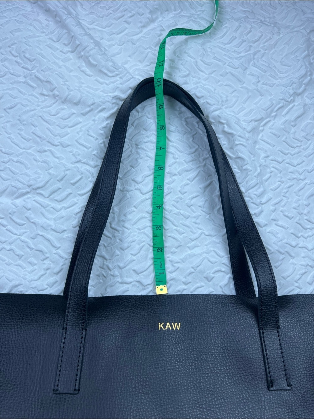 Mark&Graham Black EVERYDAY ITALIAN LEATHER TOTE - Picture 8 of 9